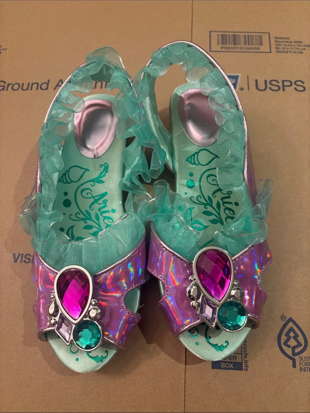 Disney Little Mermaid Ariel Costume Shoes